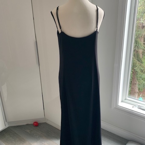 Aritzia Babaton black new with tags Midi slip dress medium - Picture 5 of 12